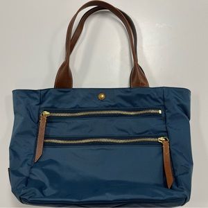 New Frye Ivy Nylon Tote Bag - Peacock Blue